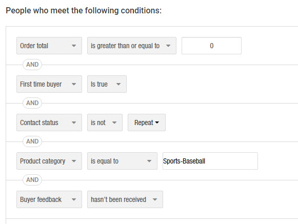Amazon reviews automation rules
