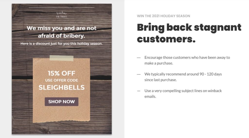 Christmas holiday sale ad