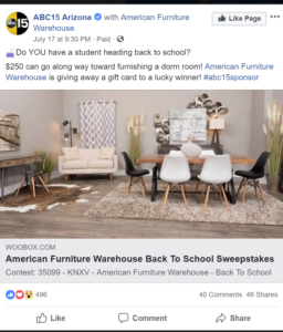 back to school e-commerce AFW