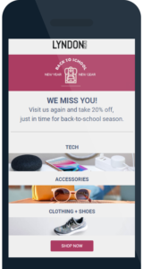 back-to-school email marketing lapsed customers