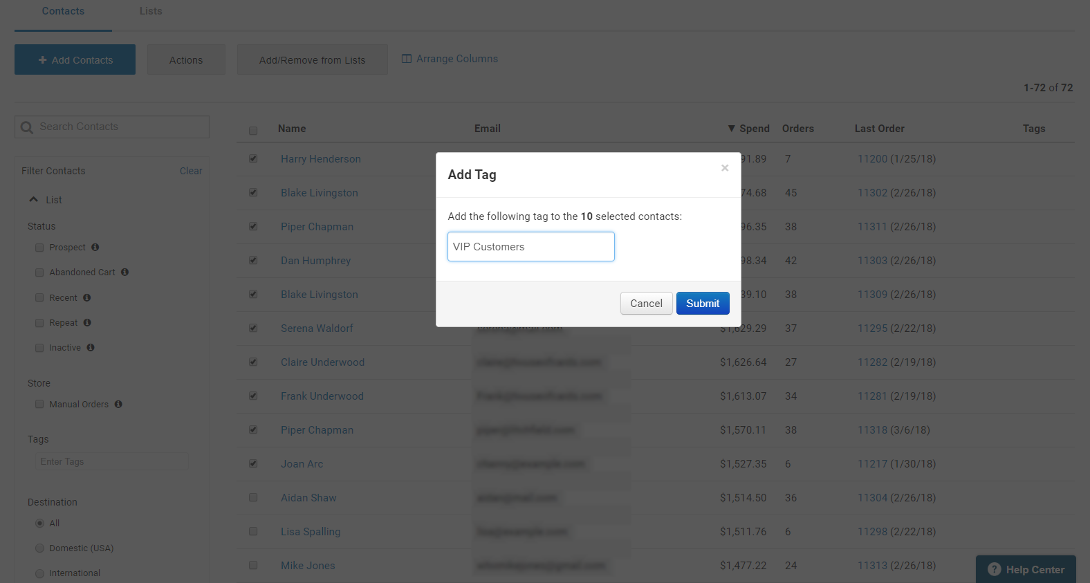 Email list cleaning tips customer tags