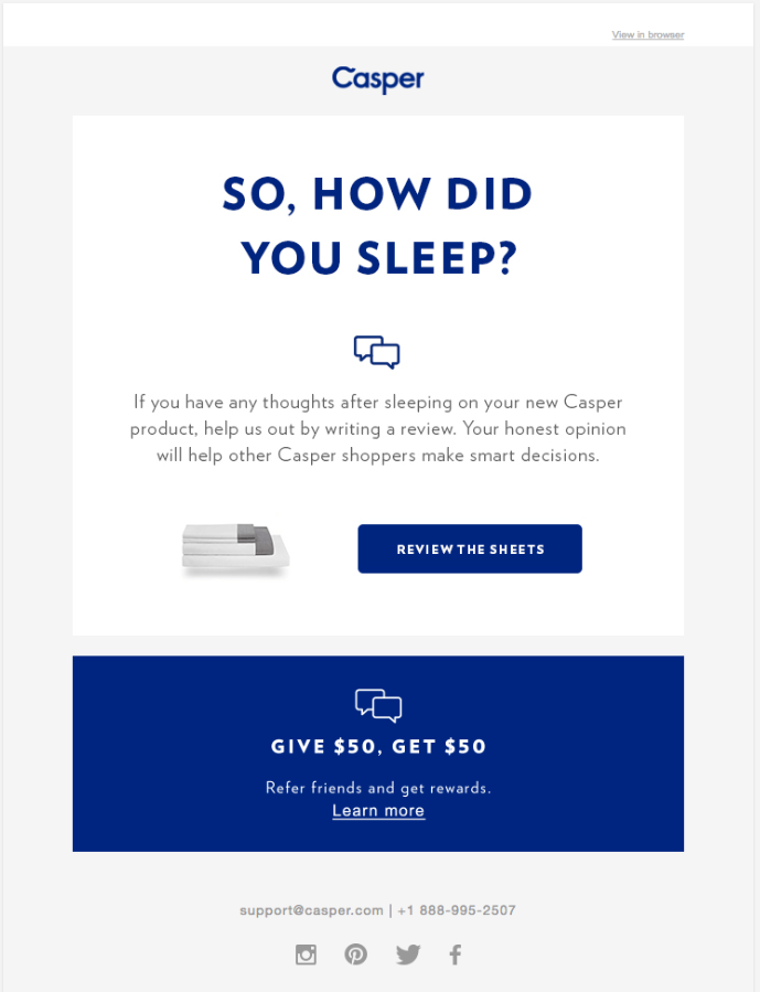 holiday customer retention reviews Casper