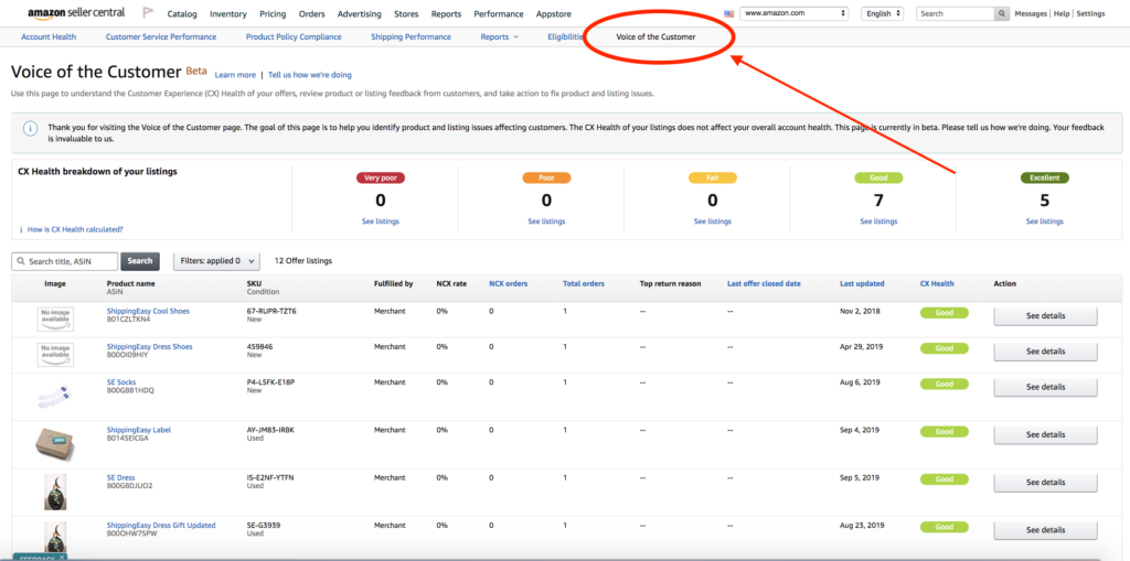 managing amazon reputation voice of customer