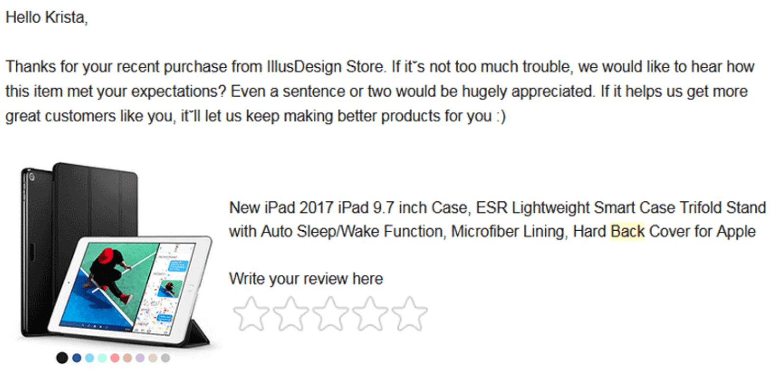 Customer reviews on Amazon