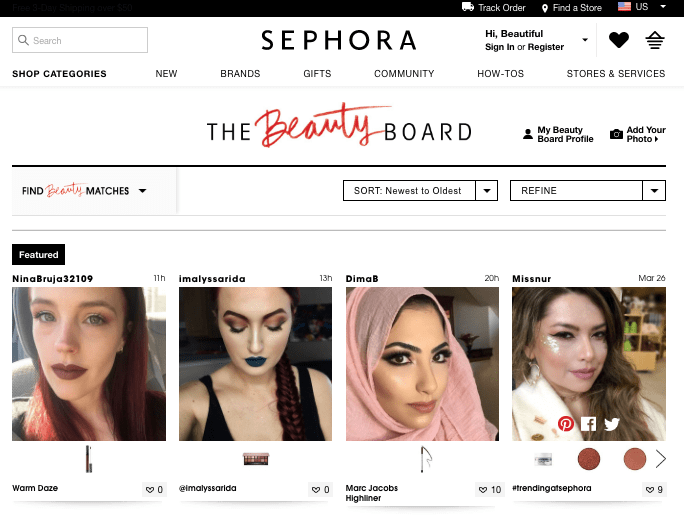 Customer retention Sephora