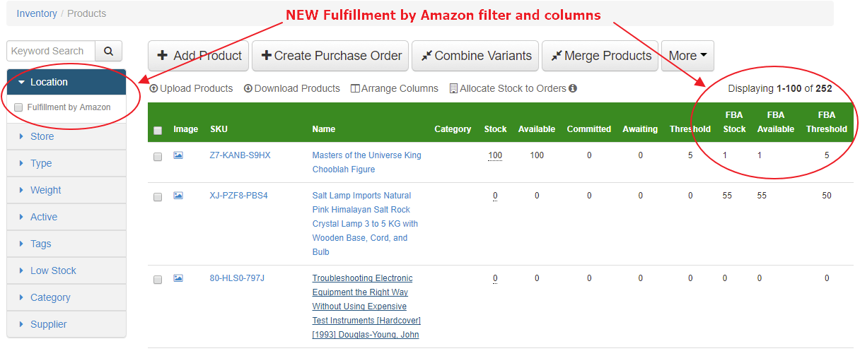 Fulfillment by Amazon in ShippingEasy